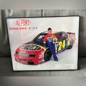 Jeff Gordon Collectible 1993 Photograph & Frame